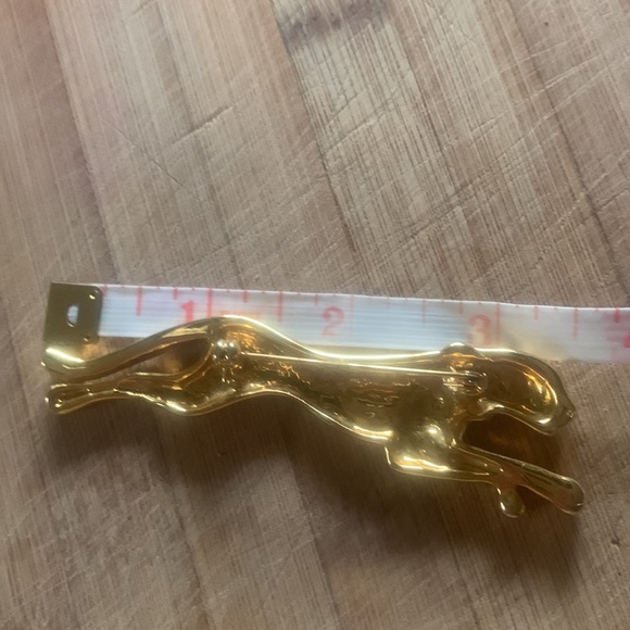 Rhinestone Collar Brass Panther Brooch/Pin - Picture 4 of 6